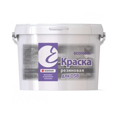 Краска резиновая ecoroom для OSB